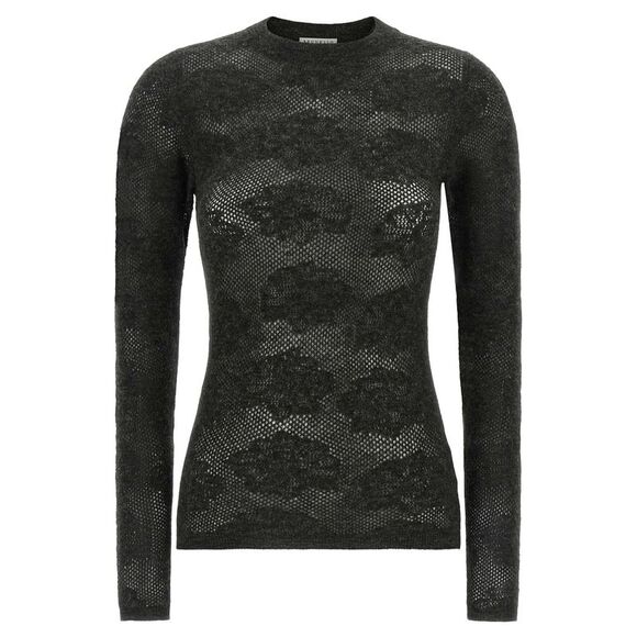Brunello Cucinelli Tops - Brunello Cucinelli Women's Flower Lace Sweater